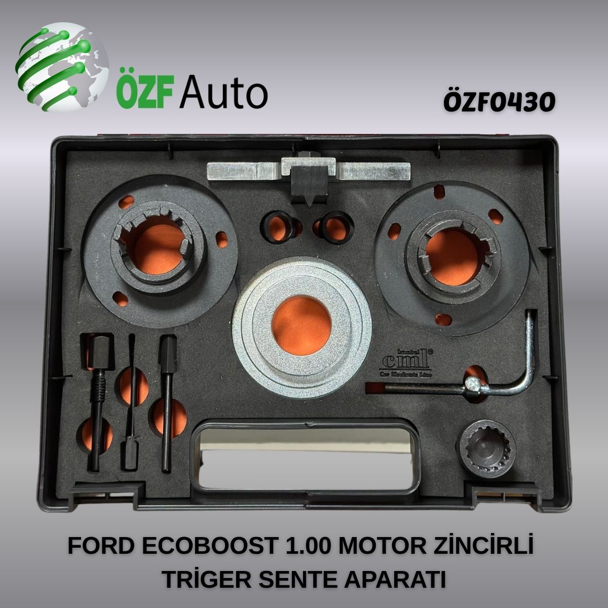 ÖZF0430 FORD ECOBOOST 1.00 MOTOR ZİNCİRLİ TRİGER SENTE APARATI