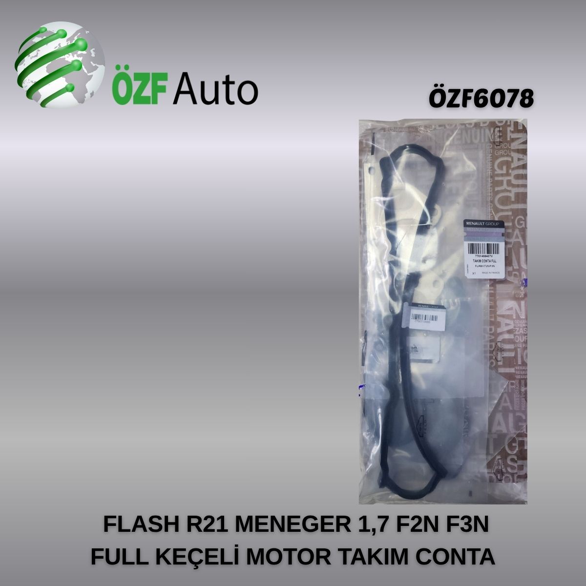 FLASH R21 MENEGER 1,7 F2N F3N FULL KEÇELİ MOTOR TAKIM CONTA