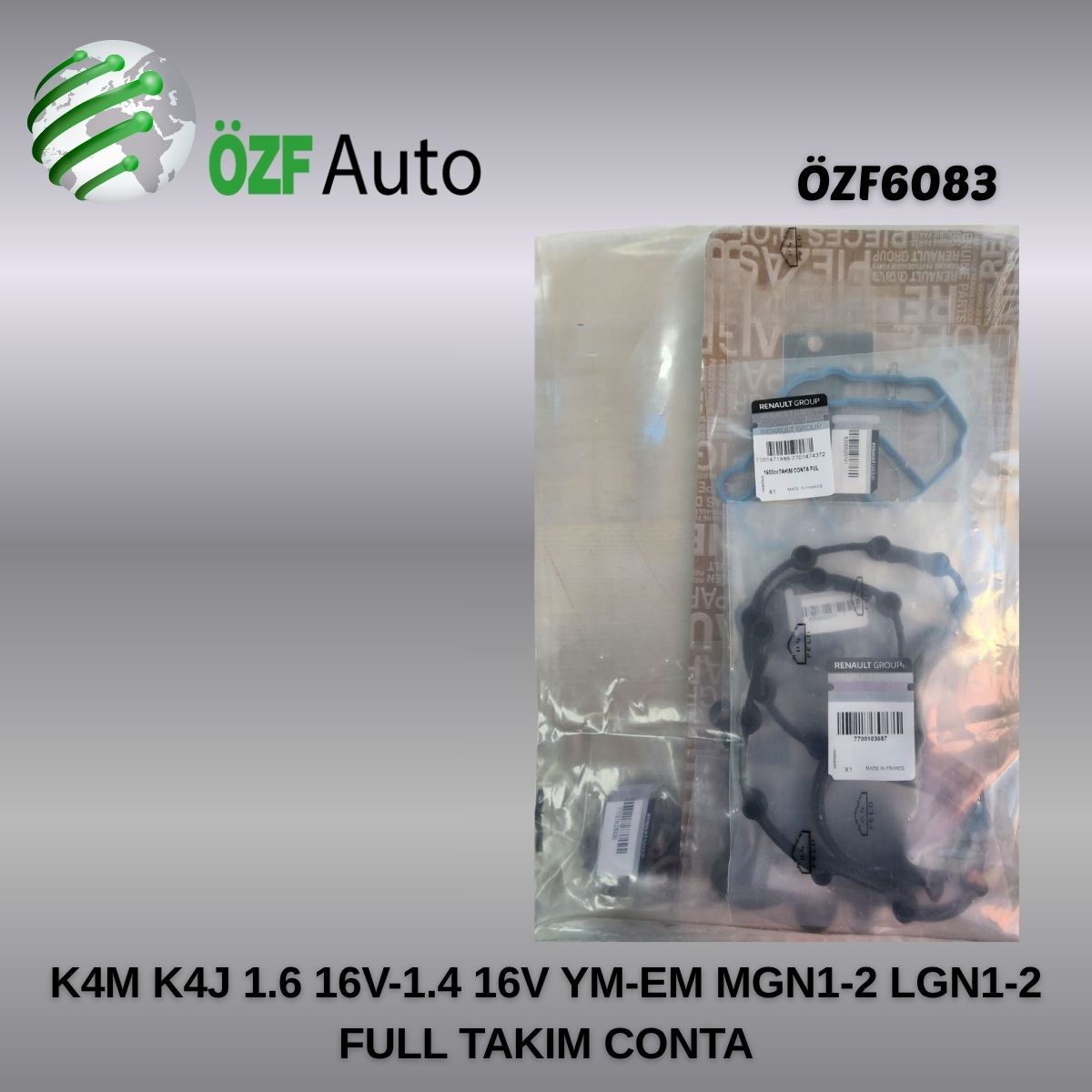 K4M K4J 1.6 16V-1.4 16V YM-EM MGN1-2 LGN1-2 FULL TAKIM CONTA