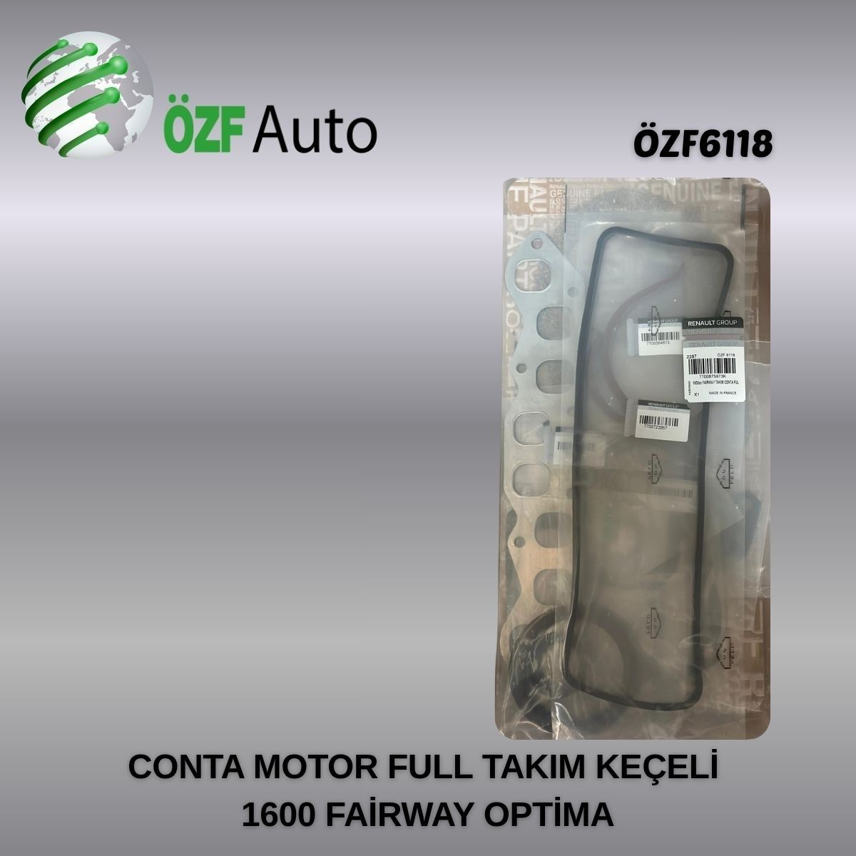 KEÇELİ 1600 FULL KEÇELİ TAKIM MOTOR CONTA FAİRWAY OPTİMA RAİNBOW