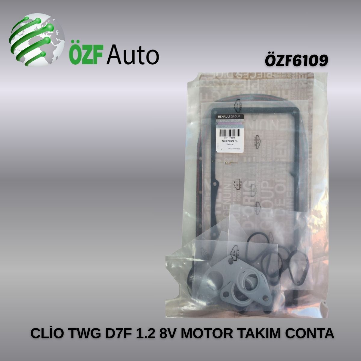 CLİO TWG D7F 1.2 8V MOTOR TAKIM CONTA
