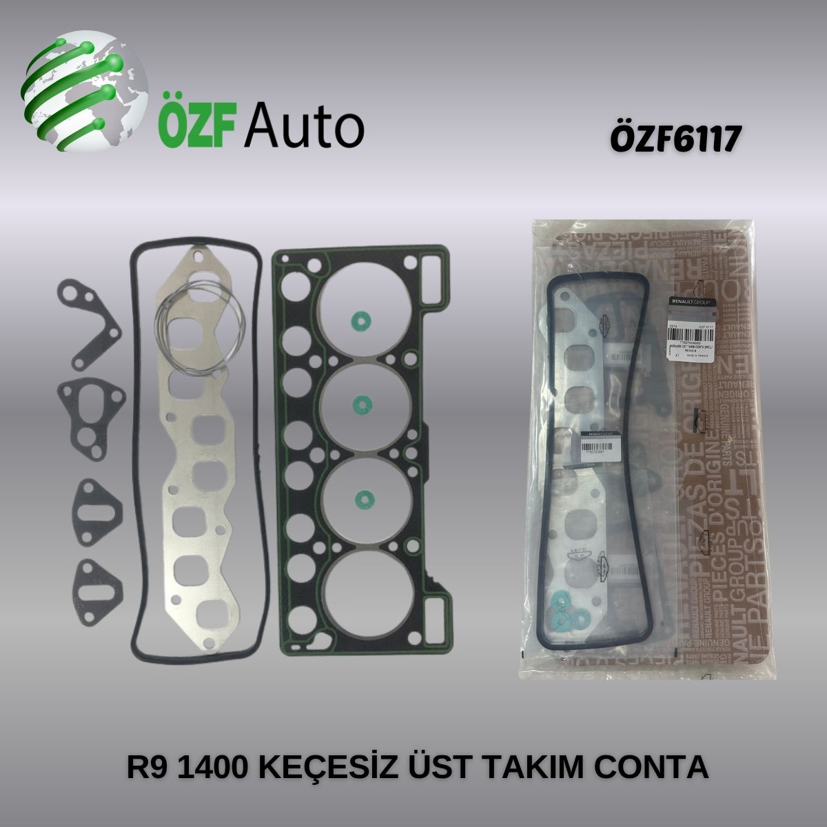 R9 1400 KEÇESİZ ÜST TAKIM CONTA